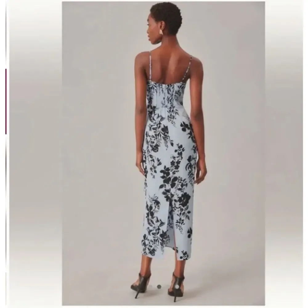 Reformation Womens Pennington Floral Print Dress Beatriz Size 12 NWT - Picture 3 of 11